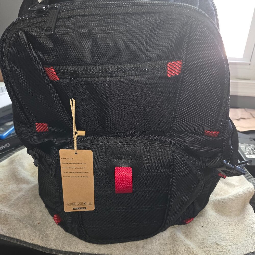 Yorepeck Black Back Pack condition new with tag.